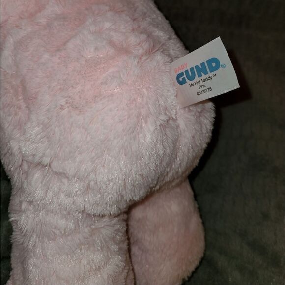 Baby Gund My First Teddy Bear Pink Plush Stuffed Animal 4043975 New - Picture 9 of 10